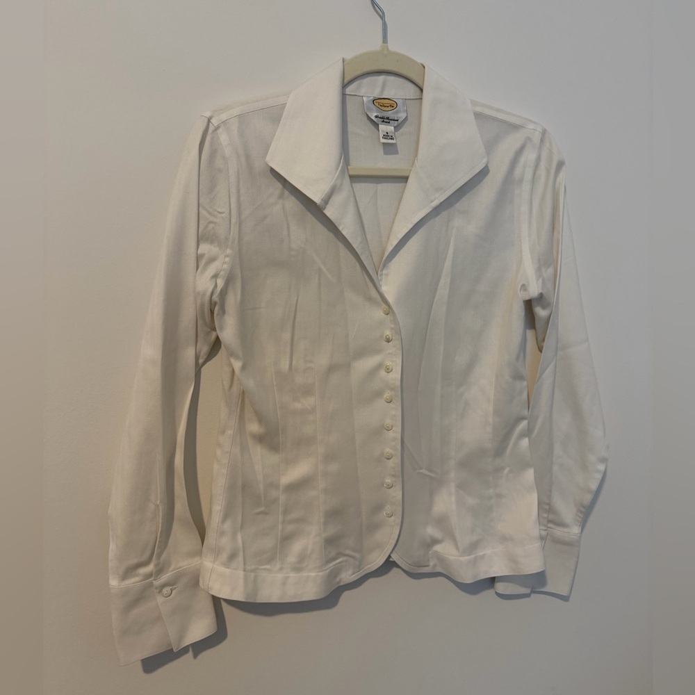 Talbots Classic White Women's Blouse